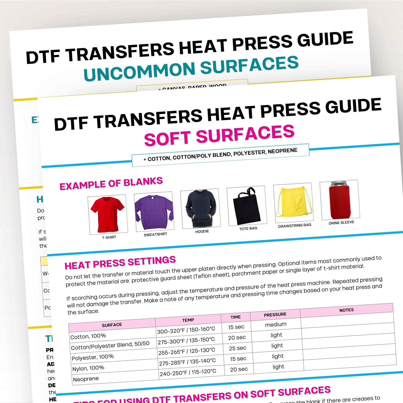 Colorisse DTF Transfers Heat Press Guide Free Download